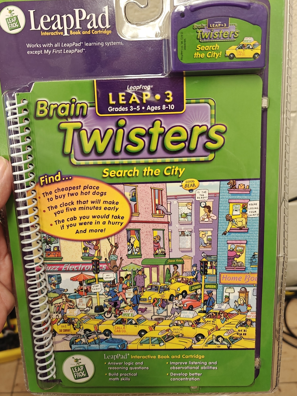 LeapPad Brain Twisters Search the City - NEW in Packaging